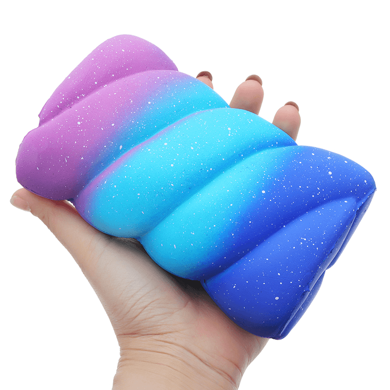 Orange Squishy 14.5Cm Lovely Cotton Candy Marshmallow Slow Rising Toys with Packaging