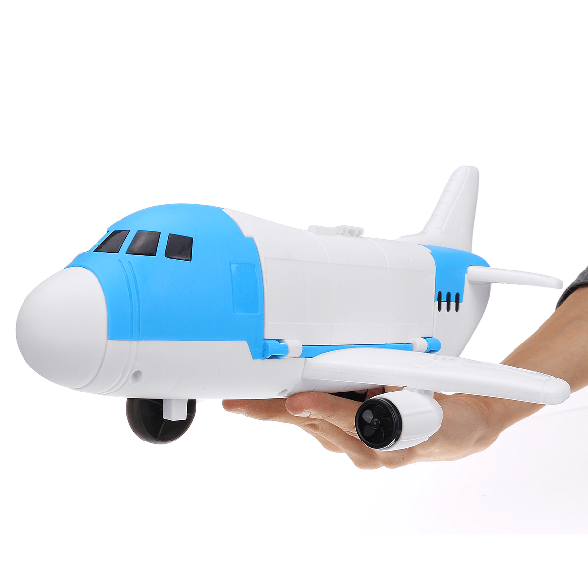 Storage Transport Aircraft Model Inertia Diecast Model Car Set Toy for Children'S Gift