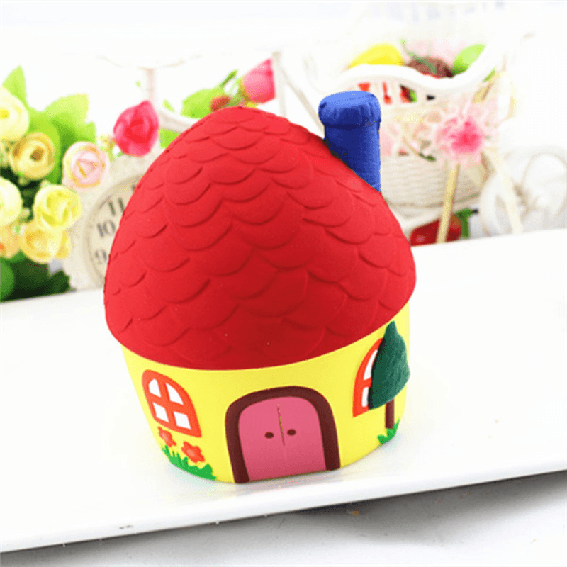 Squishy Lovely House 12Cm Soft Slow Rising Cute Kawaii Collection Gift Decor Toy