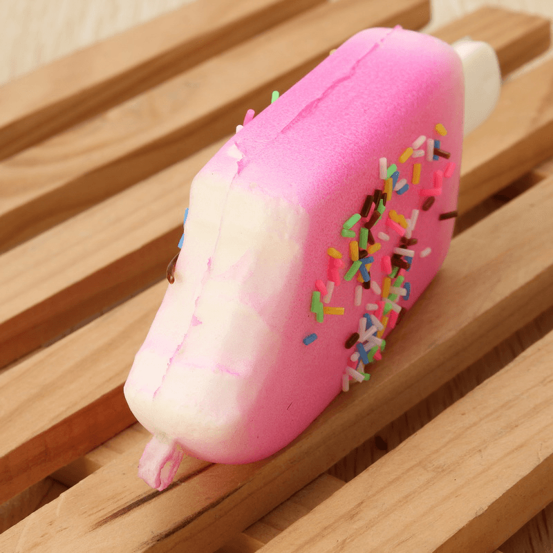 11Cm Ice Lolly Popsicle Squishy Charm PU Phone Strap Decor Random Color Gift