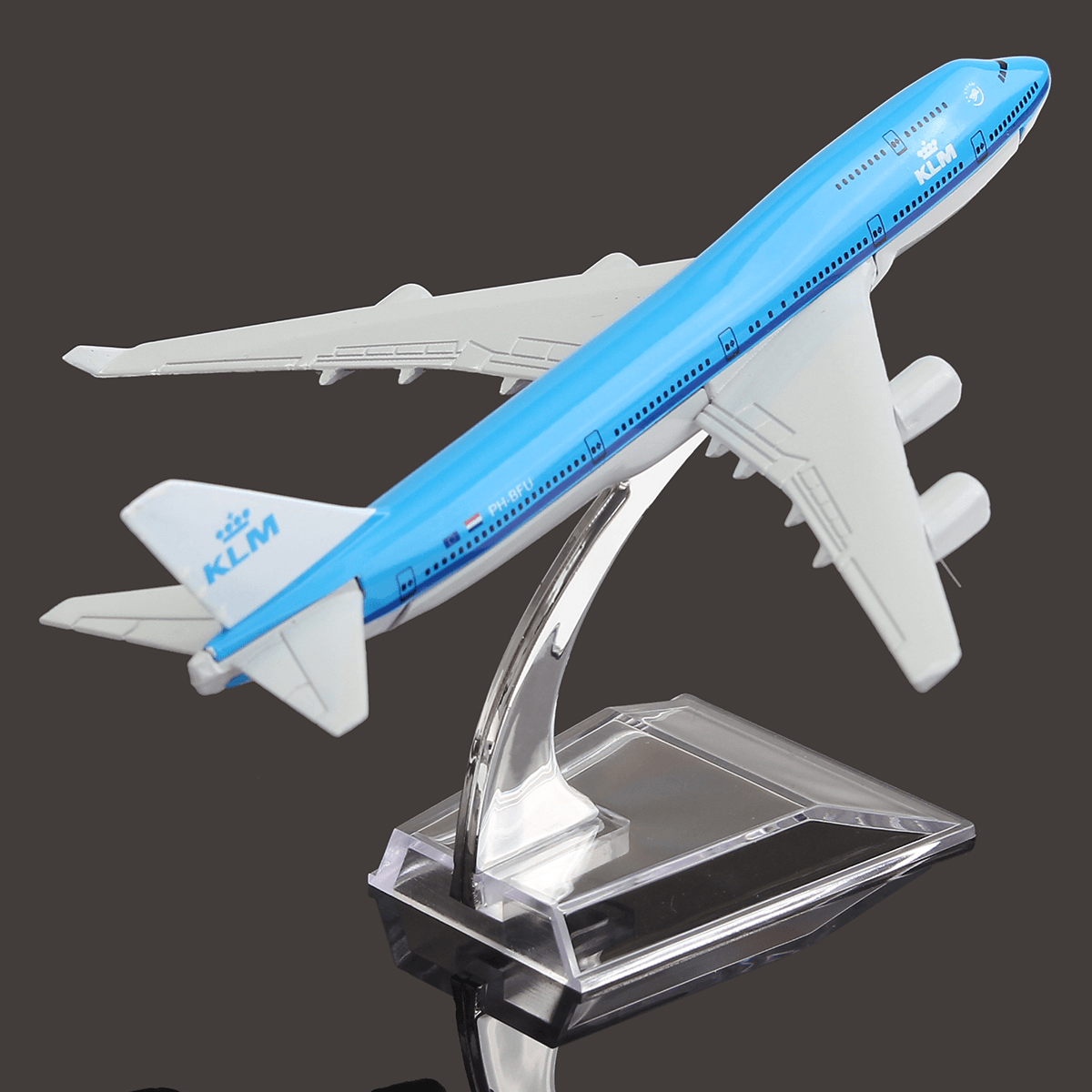 NEU 16 cm Flugzeug Metall Flugzeug Modell Flugzeug B747 KLM Flugzeug Maßstab Flugzeug Schreibtisch Spielzeug