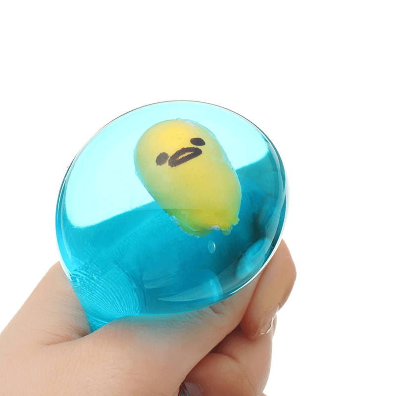 Squishy Yolk Grinding Transparent Egg Stress Reliever Squeeze Stress Party Fun Gift