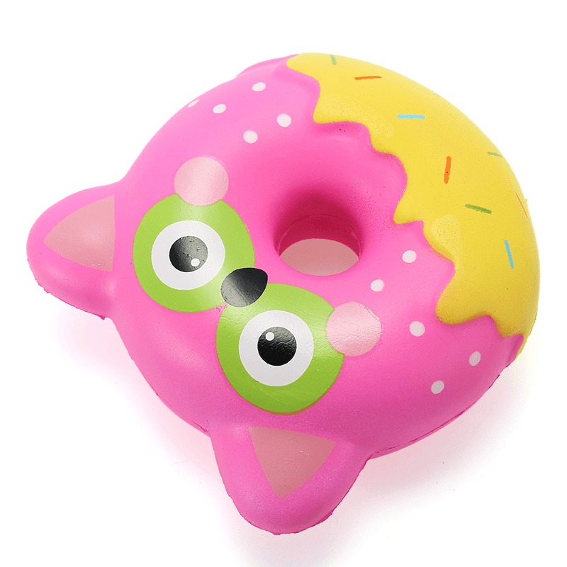 Squishy Factory Eulen-Donut, 10 cm, weich, langsam aufgehend, mit Verpackung, Sammlung, Geschenk, Dekoration, Spielzeug