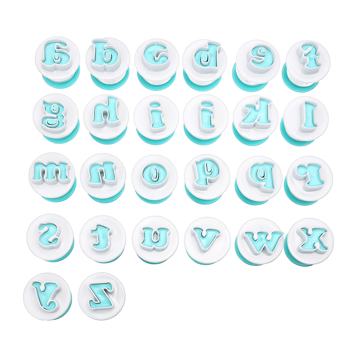 Alphabet-Buchstaben-Zahlen-Fondant-Kuchenschneider, Keksform, Zuckerhandwerk, Dekorationen