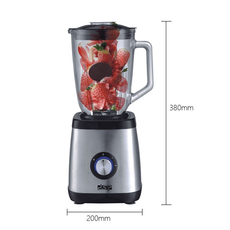 DSP KJ2003 Electric Blender 350W 1.5L Stuffing Crushing Vegetable Mixer Household Multifunctional Food Processor