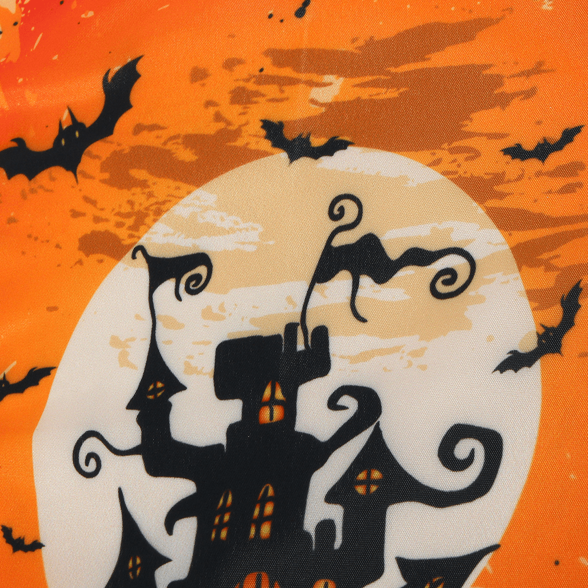 30 x 45 cm Halloween-Polyester, schwarze Burg-Fledermaus-Flagge, Garten-Feiertagsdekoration