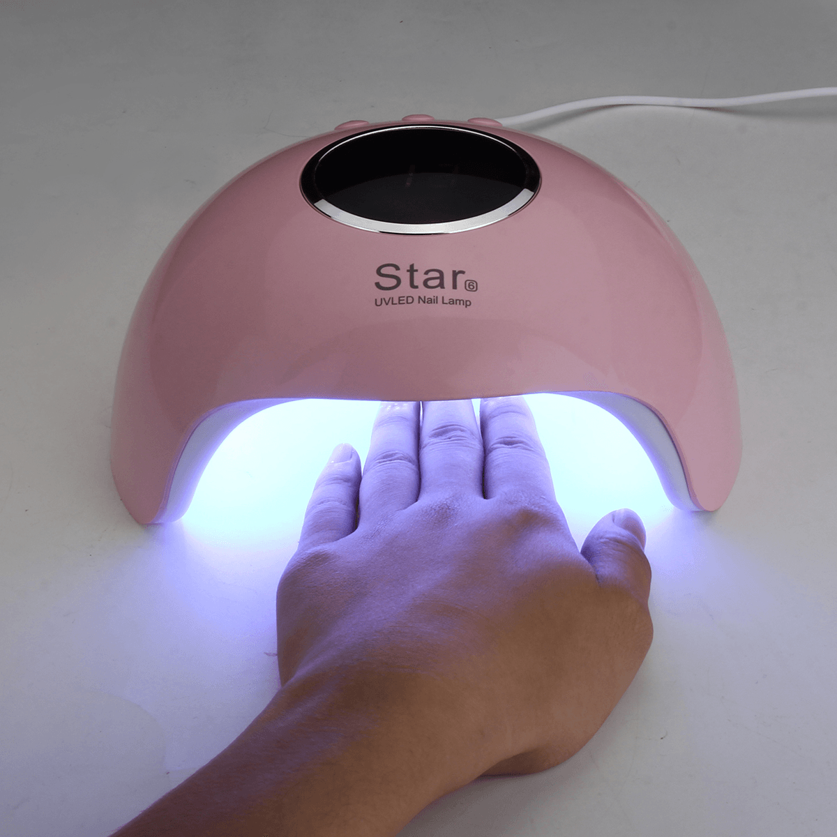 Star6 12Leds USB Lamp for Manicure UV Nail Lamp Nail Dryer for Nail LED UV Lamp 24W LCD Display Drying All Gels Nail Art Tools