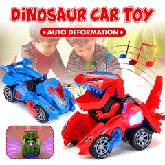 Kreative Dinosaurier Verformung Spielzeug Auto Puzzle Dinosaurier Elektrische Spielzeug Auto Licht und Musik Elektrische Verformung Dinosaurier Spielzeug