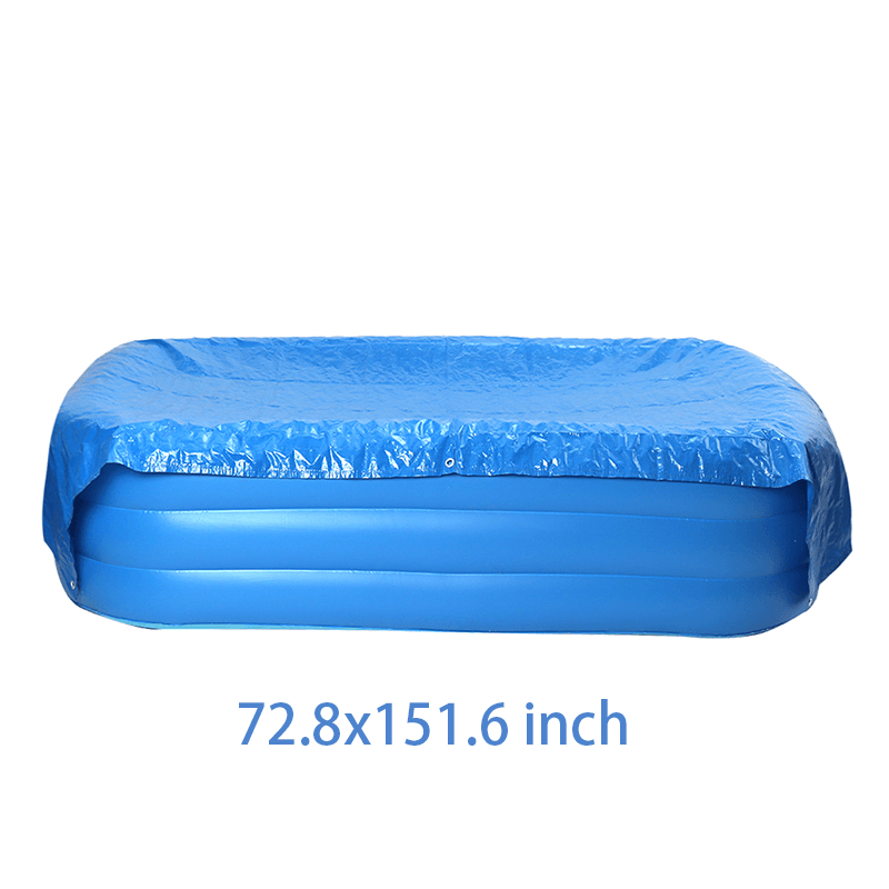 240/258/385/360Cm Outdoor Garden Durable PE Swimming Pool Cover Waterproof Rainproof Dustproof Cover Blue round Swimming Pool & Accessories