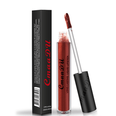 Cmaadu Metall Matt Lipgloss Make-up Lippenstift Sexy Pailletten Wasserdicht Langlebig Blau Kosmetik