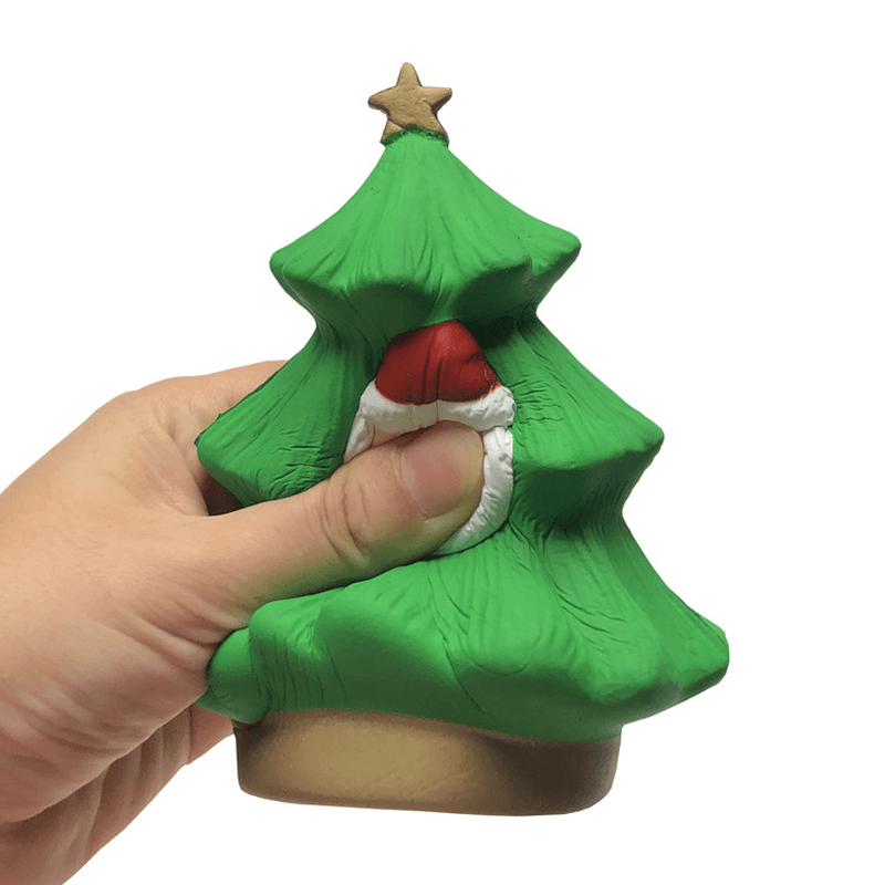 Squishy Santa Claus Christmas Tree 13CM Christmas Gift Decoration Collection with Packaging