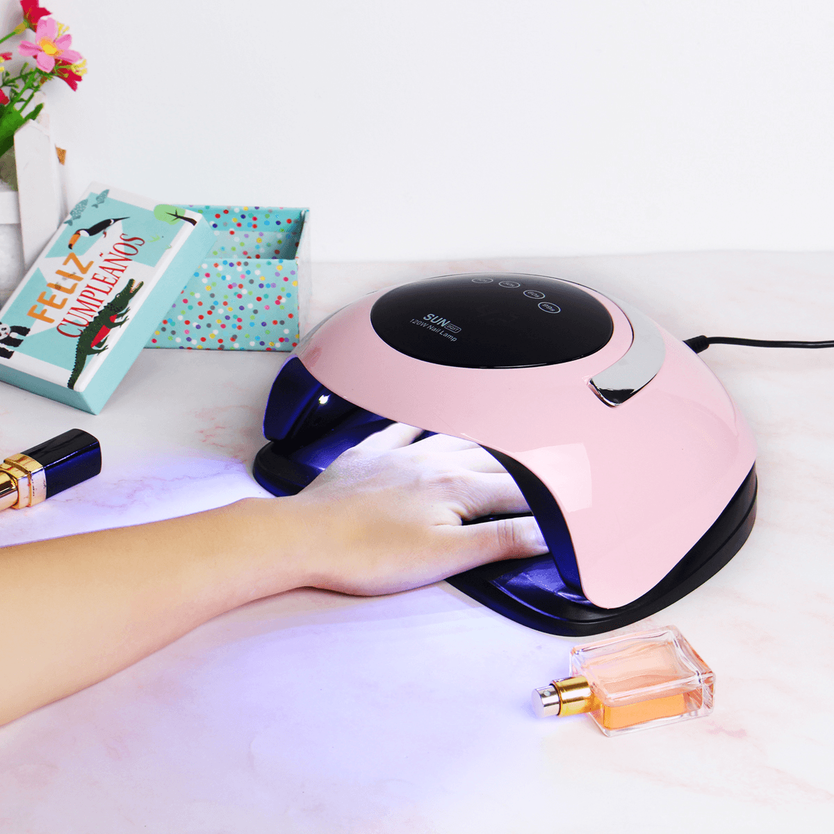 5T Portable Induction Quick-Drying Painless LED Nail Light