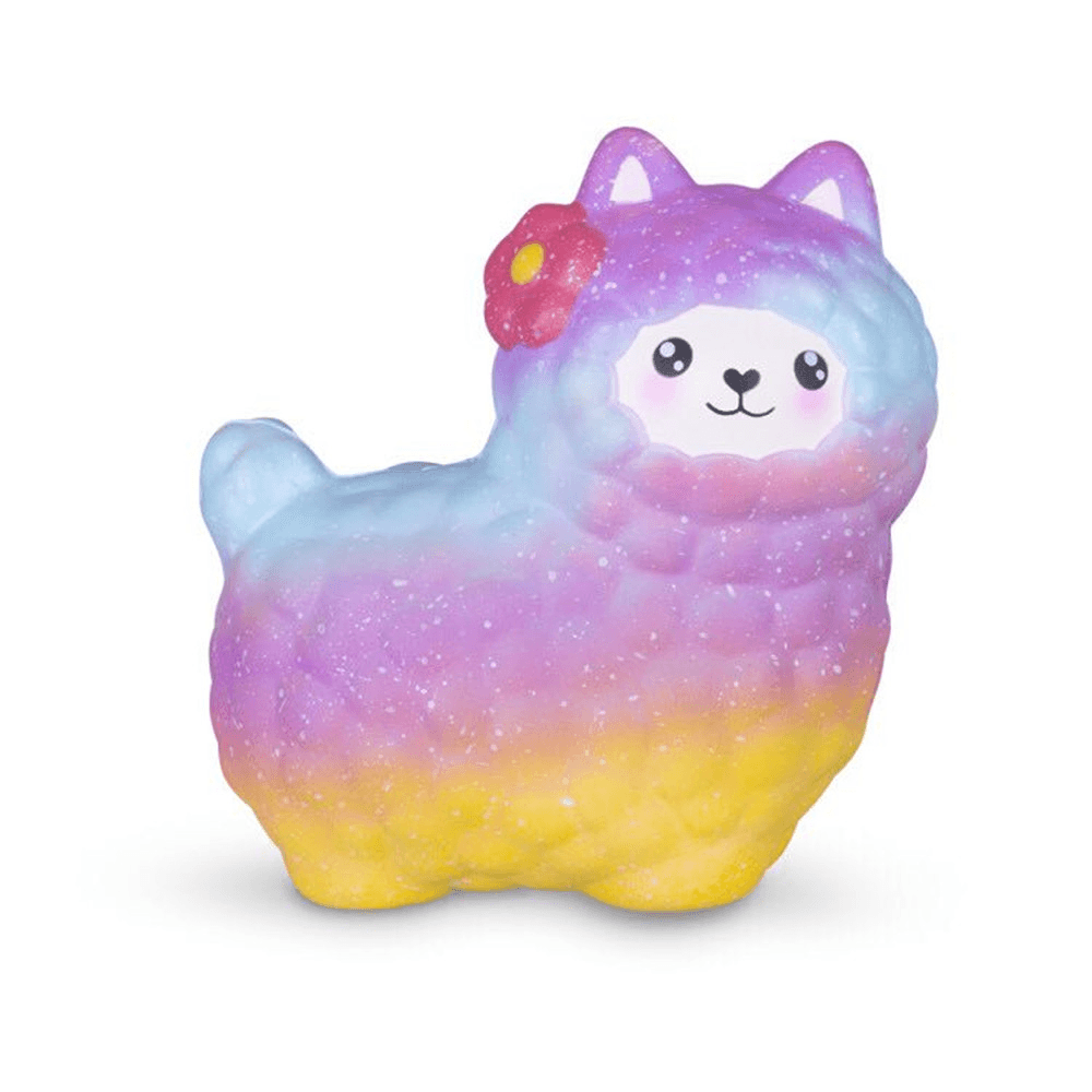 Vlampo Sheep Squishy Cute Alpaca Galaxy Slow Rising Scented Fun Animal Toys Gift