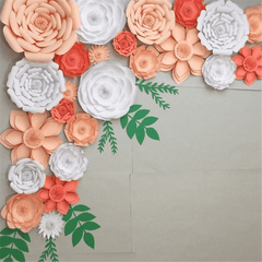 2 Stücke Riesige Papierrose Blume 20 cm DIY Hintergrund Wand Hochzeit Geburtstag Dekorationen