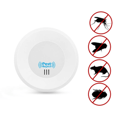 Loskii HP-220 Home Indoor Electronic Plug in Ultrasonic Pest Control Mosquitoes Mice Pest Repeller with Night Light