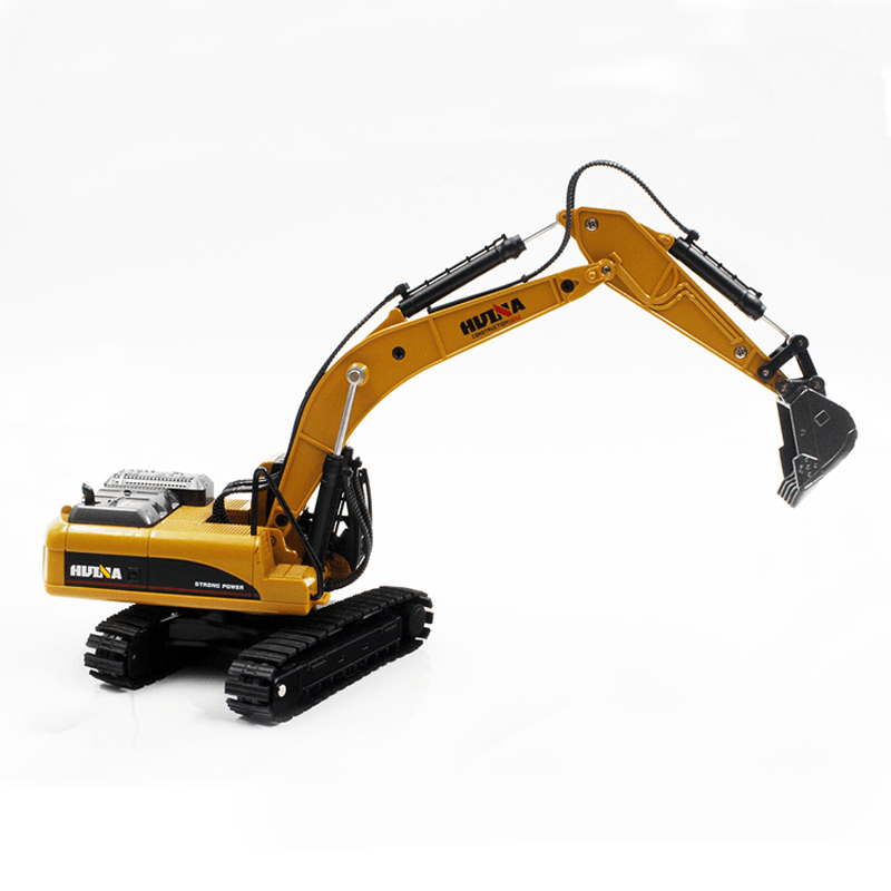 HUINA 1710 1:50 Alloy Excavator Model Diecast Model Engineering Toys