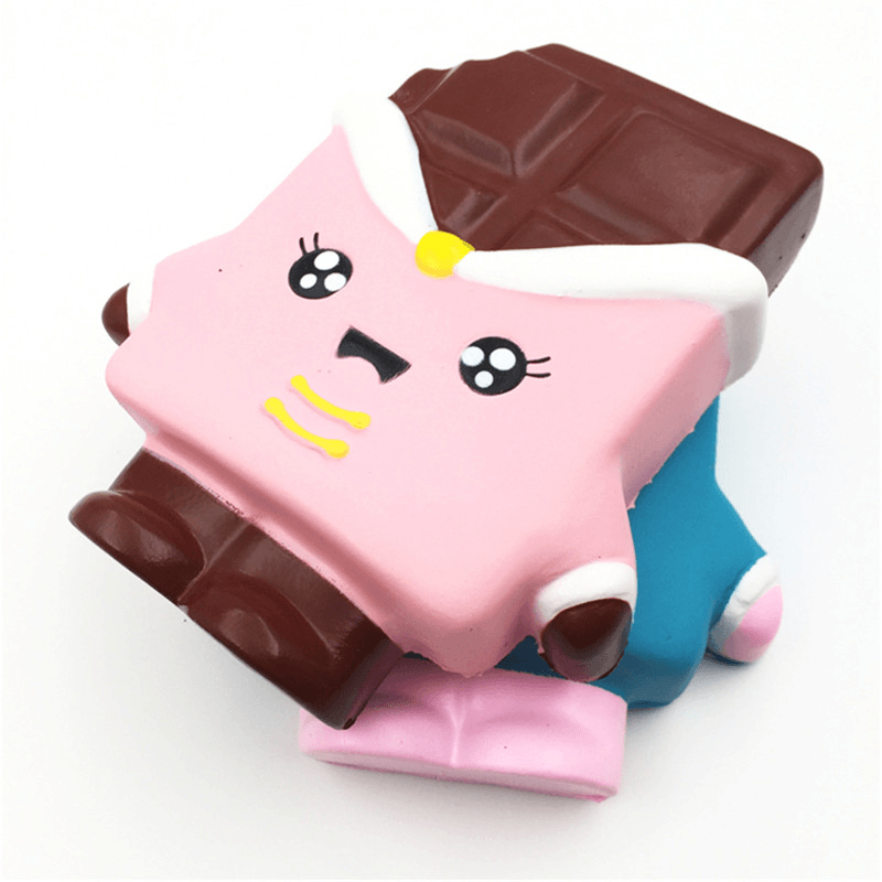 Squishyfun Chocolate Squishy 13Cm Levantamiento Lento con Empaquetado Colección Regalo Decoración Juguete Suave