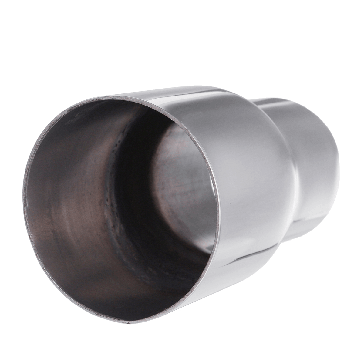 50 mm bis 38 mm Universal-Auspuff-Reduzierstück-Verbindungsrohr-Adapter aus Edelstahl