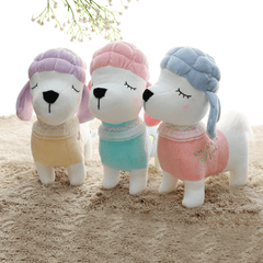 Metoo 24CM Poodle Dog Plush Toy Stuffed Cartoon Animal Doll for Baby Kids Birthday Gift