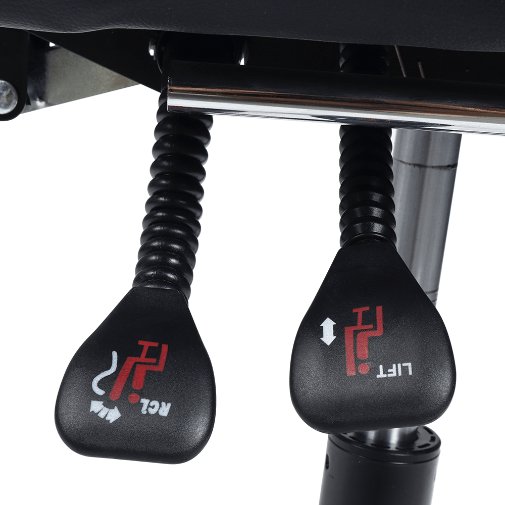 Douxlife® Racing GC-RC02 Gaming-Stuhl, ergonomisches Design, 150° neigbar, dick gepolsterte Rückenlehne, integrierte Armlehne, einziehbare Fußstütze für das Heimbüro