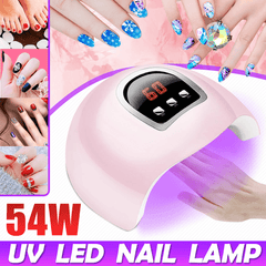 54W USB Nail Phototherapy Machine Induction Quick Dry Portable Nail Polish Glue Nail Lamp