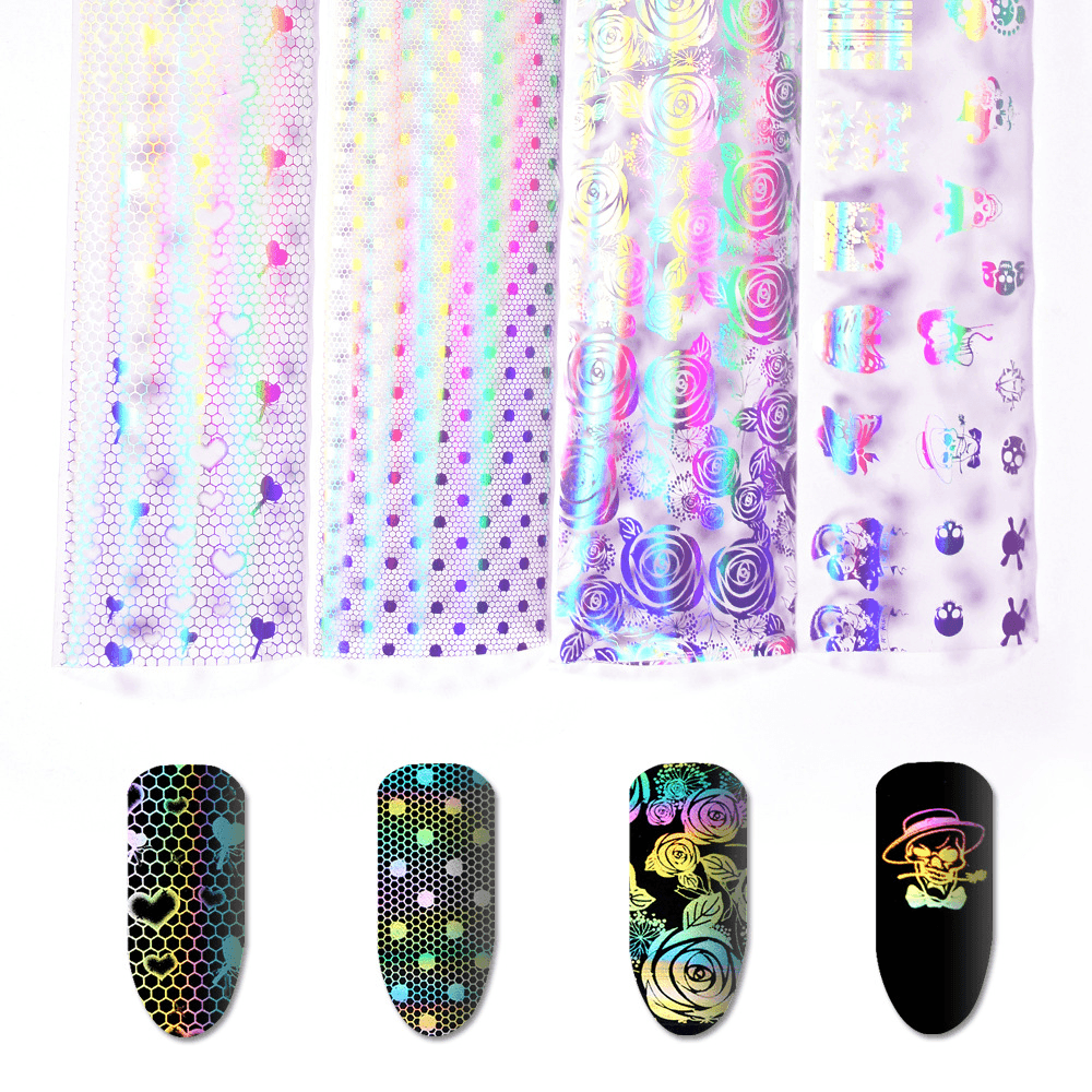 Nail Art Sticker Symphony Star Paper Set UV Gel DIY Decoration Kit