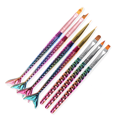 1Pc Nail Art Pen Mermaid DIY Drawing Design and Line Painting Manicure Dotting Tools