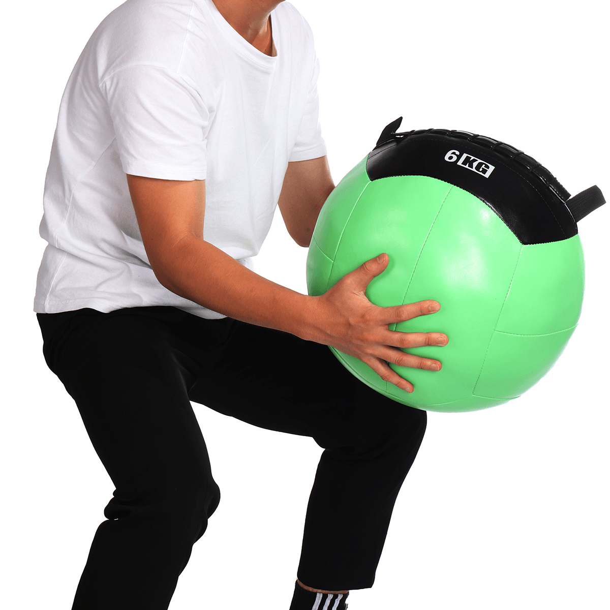 2/4/6 kg gewichteter Fitness-Balance-Ball PU Soft Gym Unelastisches Trainingsgerät