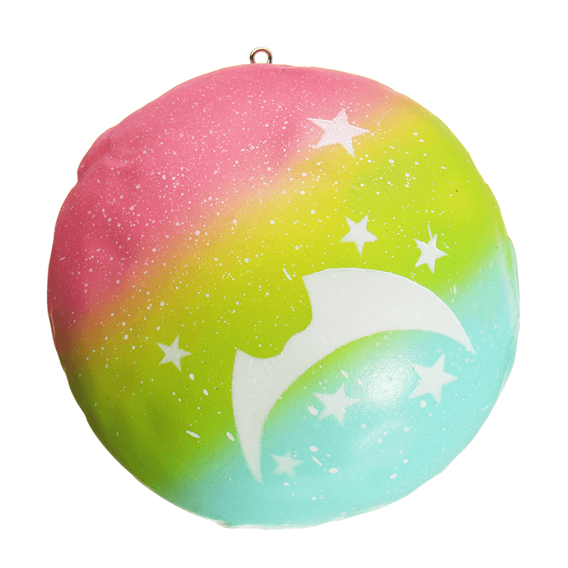 Squishy Starry Night Star Moon Bun Bread 9Cm Gift Soft Slow Rising with Packaging Decor Toy