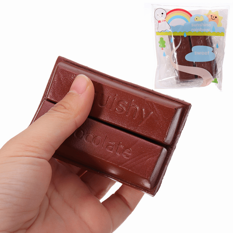 Yunxin Squishy Chocolate 8Cm Sweet Slow Rising with Packaging Collection Gift Decor Toy