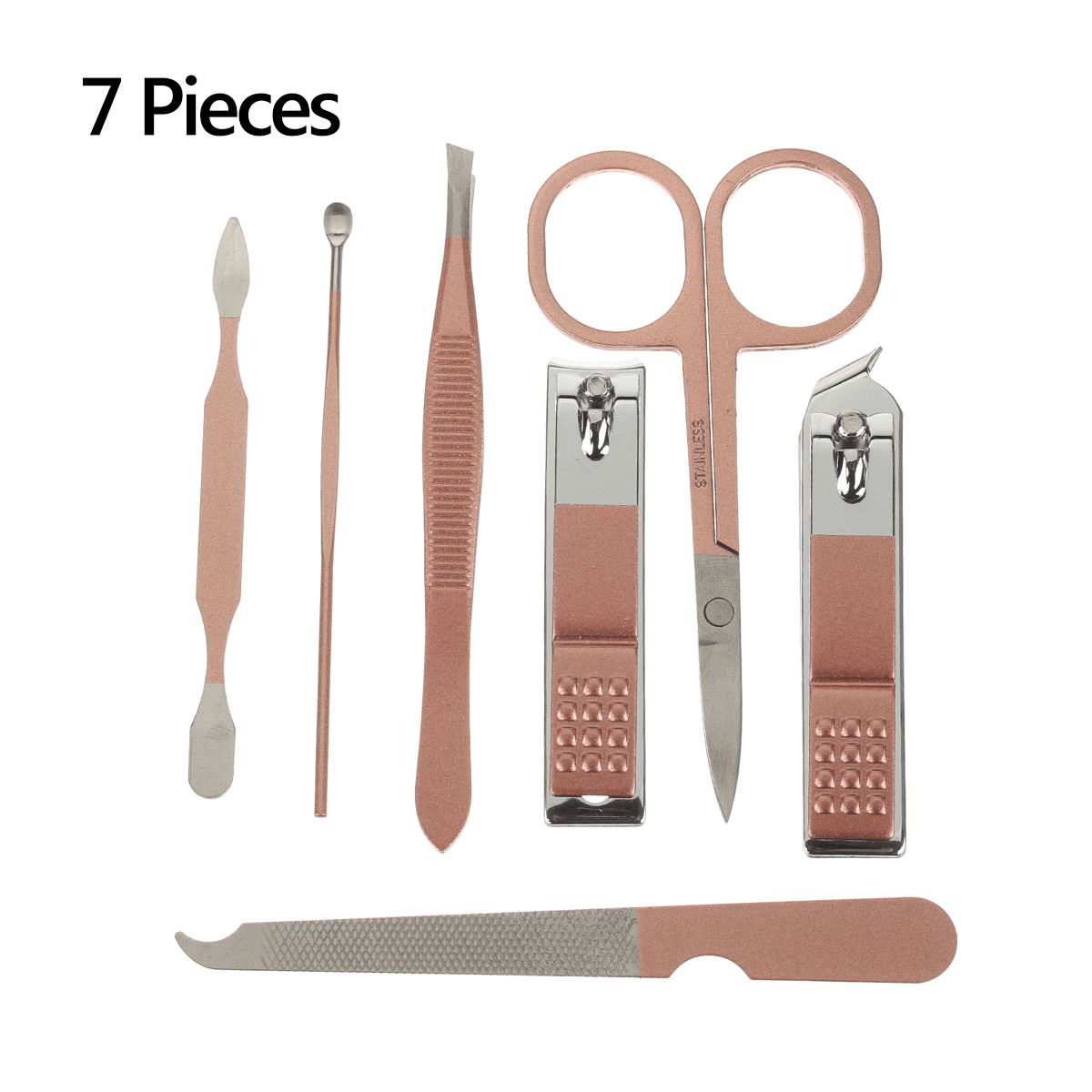 7/10/12/16 / 18Pcs Nail Clipper Set Multi-Piece Set Stainless Steel Accessories Nail Clippers Pedicure Beauty Manicure Tool