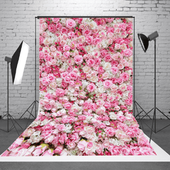 5X7Ft Hochzeit Rose Blumen Fotografie Hintergrund Studio Prop Hintergrund