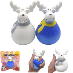 IKUURANI Elk Galaxy Squishy 13*8.5*8CM Licensed Slow Rising with Packaging Soft Toy