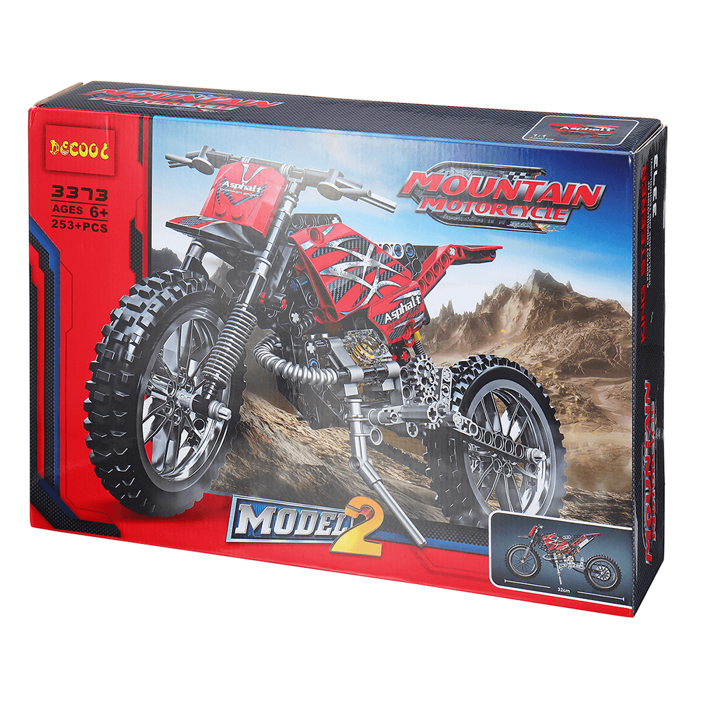 Decool Technic City Moto Cross Bike mit Box Bausteine ​​Spielzeug Bricks Classic Modell Kinder Spielzeug Kinder Geschenk