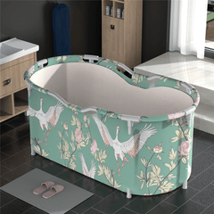 46X27.6X23.6 Inch Portable Bathtub Folding Water Tub Indoor Outdoor Room Adult Spa Foldable Bath Bucket