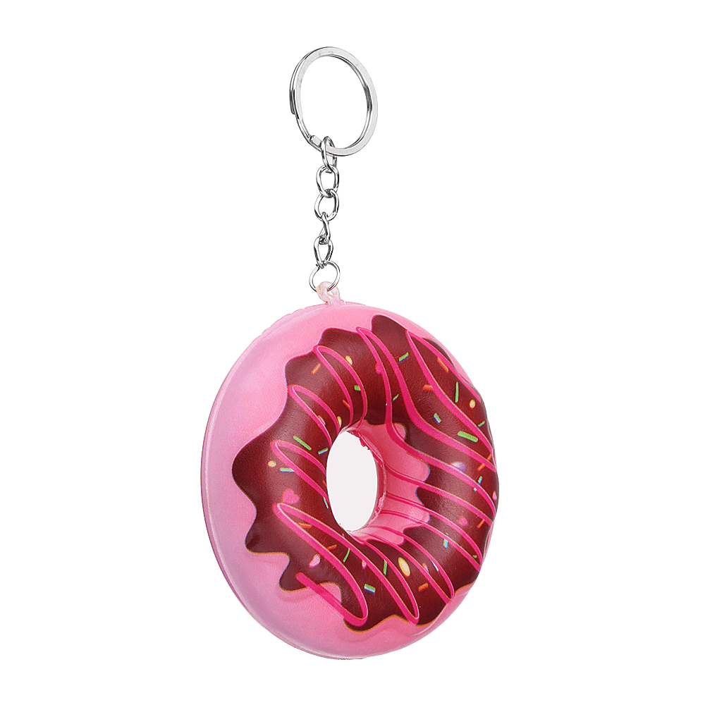 6Pcs/Lot Squishy Pizza Chips Donuts Hotdog Hamburger Ice Cream Slow Rising Toy with Phone Pendant