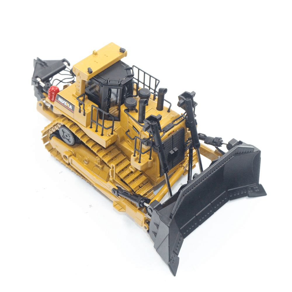 HUINA 1700 1:50 Static Alloy Bulldozer Model Diecast Model Engineering Toys