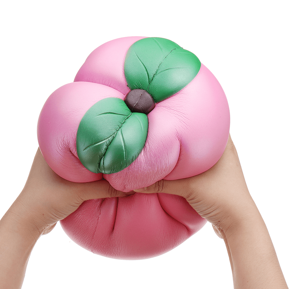 Huge Peach Squishy Jumbo 25*23CM Fruit Slow Rising Soft Toy Gift Collection with Packaging Giant Toy