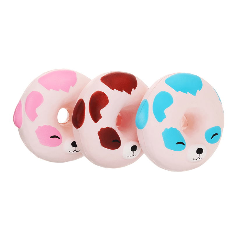 Yunxin Squishy Puppy Dog Donut 10Cm Scented Soft Slow Rising with Packaging Collection Gift Toy