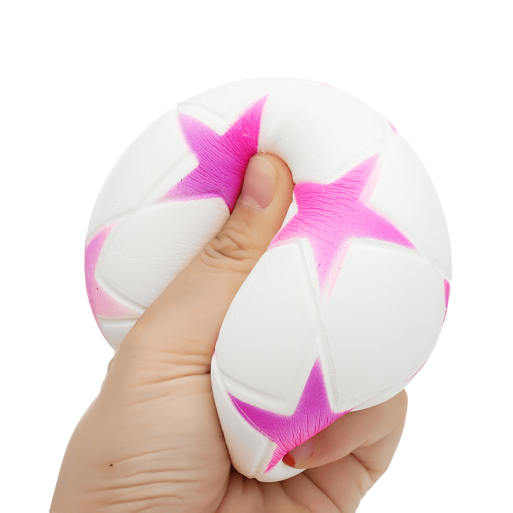 Star Football Squishy 9.5Cm Slow Rising with Packaging Collection Gift Soft Toy