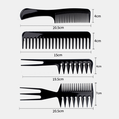 10Pcs/Set Professional Hair Brush Comb Salon Barber Hair Combs Hairbrush Hairdressing Combs Hair Care Styling Tools