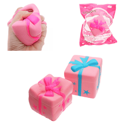 Geschenkbox Kuchen Squishy Phone Strap Spielzeug 7,5 cm langsam steigend mit Originalverpackung