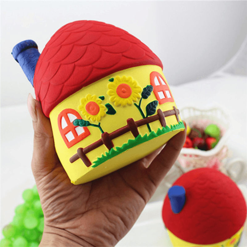 Squishy Lovely House 12Cm Soft Slow Rising Cute Kawaii Collection Gift Decor Toy