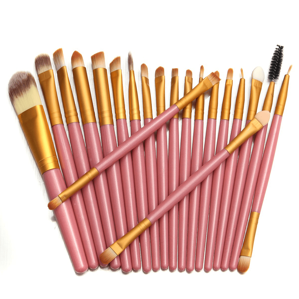 20Pcs Makeup Brushes Set Kit Blush Foundation Liquid Eyeshadow Eyeliner Comestic Powder