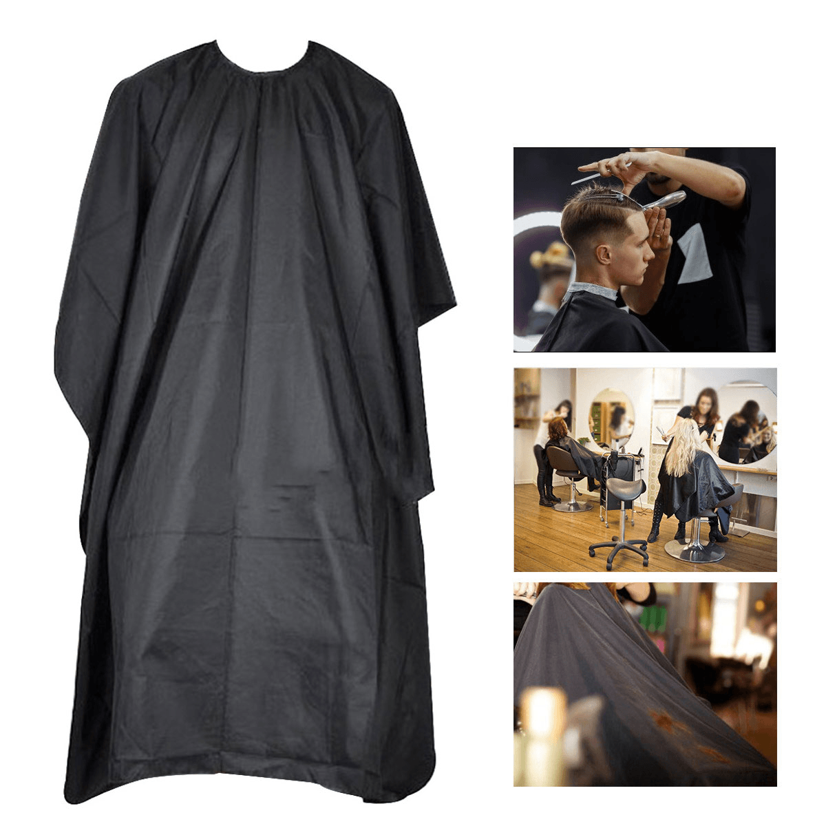 Erwachsener Salon-Haar-Friseur-Ausschnitt-Umhang-Friseur-Kleid-Stoff-Abdeckung