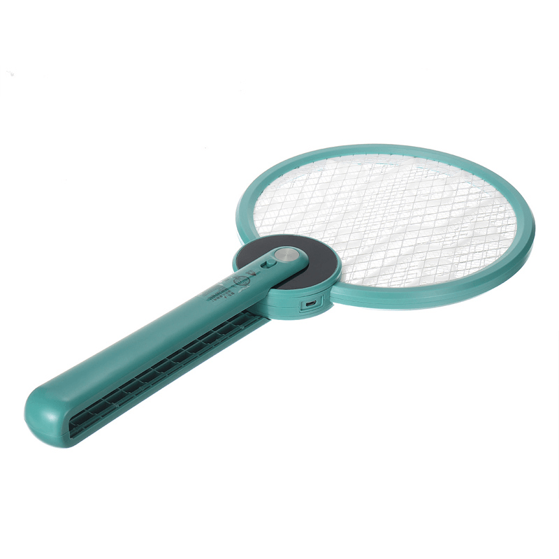 Foldable Electric Mosquito Swatter Fly Racket Bug Insect Killer Rechargeable Mosquito Dispeller