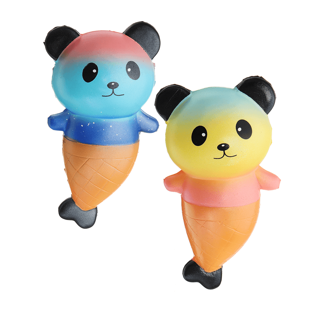 PURAMI Panda Squishy 16 cm, langsam aufsteigend, mit Verpackung, Sammlung, Geschenk-Stofftier