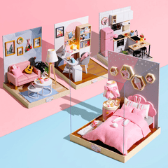 Cuteroom BT Corner of Happiness Series DIY Cabin Doll House Gift Collection Decoration