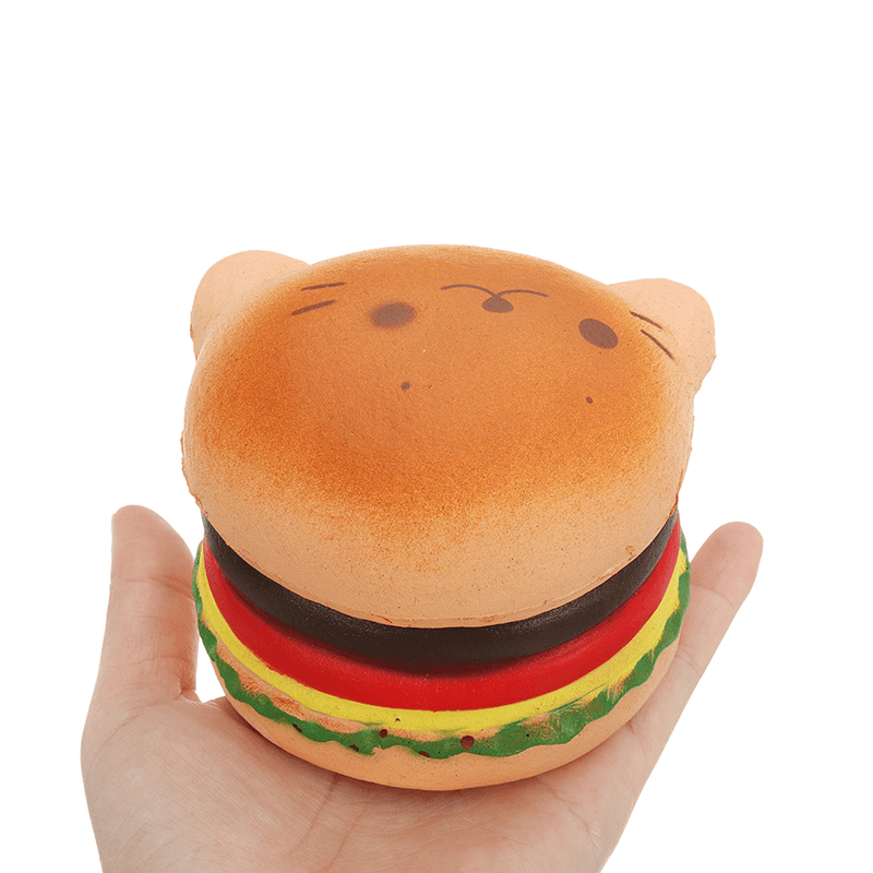 Seal Burger Squishy 7.5*9.5Cm Slow Rising Soft Collection Gift Decor Toy Original Packaging