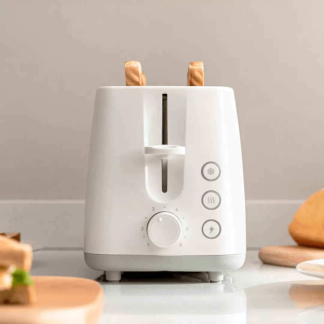 Pinlo PL-T075W1H Toaster, Brotbackautomat von Toastmaschine, Frühstücksmaschine, Mini-Sandwich-Maker, 750 W, schnelles Erhitzen, doppelseitiges Backen